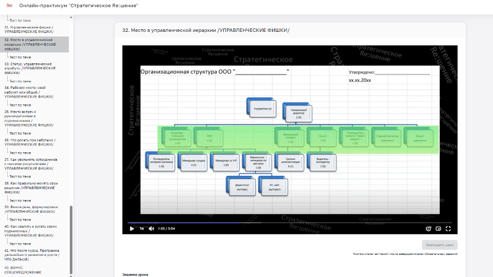 Курс для руководителей