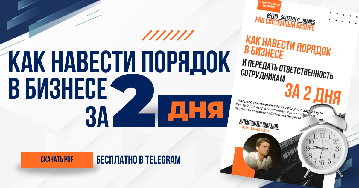 Как навести порядок в бизнесе за 2 дня Навести порядок в бизнесе